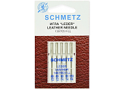 Иглы для швейных машин Schmetz №100 для кожи