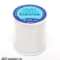 Мононить Gamma MF-04 0.12 мм 250 м белая
