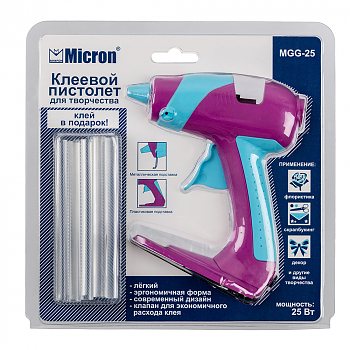 Клеевой пистолет Micron MGG-25