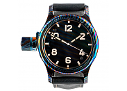 Часы AGAT 195 ЧСТД-Л синий 46 мм. сапфир