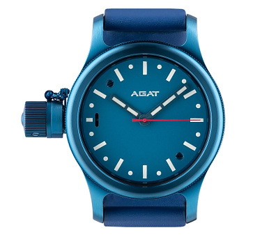 Часы AGAT Эстет Индекс 195 ЧСП-Л 46 мм синий