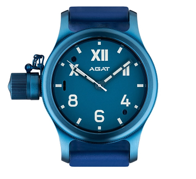 Часы AGAT Эстет Калифорния 195 ЧСП-Л 46 мм синий
